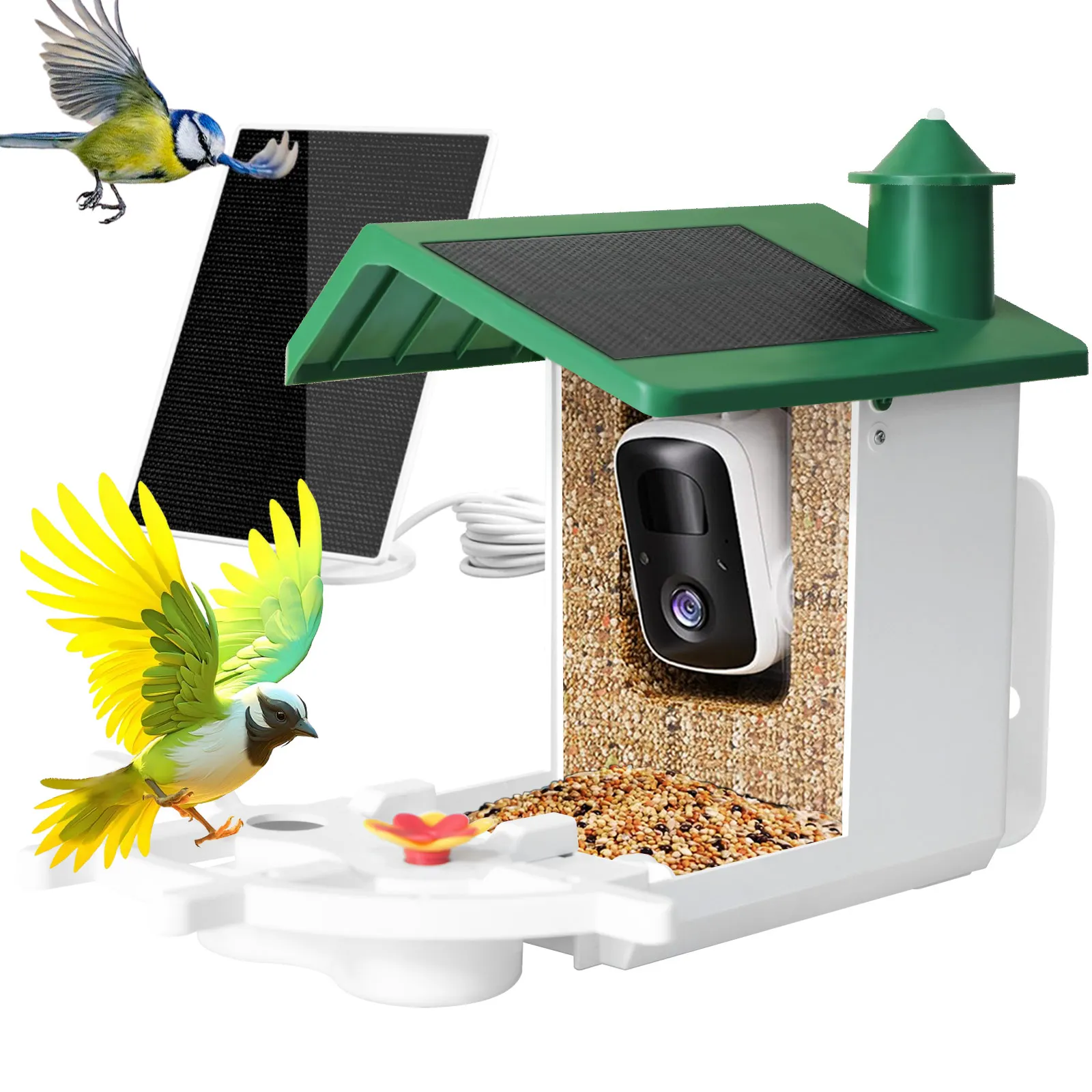 STLF/ Smart Bird Feeder with Camerass1080 HD AI Intelligent Identification Bird Bird Supplies
STLF/ Smart Bird Feeder with Camerass1080 HD AI Intelligent Identification Bird Bird Supplies