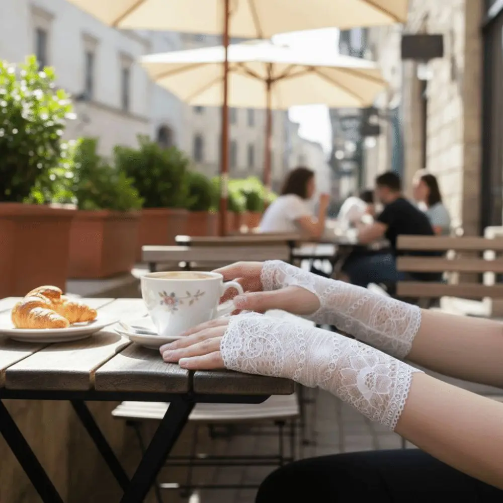 Thin Lace Half Finger Gloves 10/15/18/21cm Fashion Women Sunscreen Gloves UV Protection Breathable Sun Protection Riding Gloves
Thin Lace Half Finger Gloves 10/15/18/21cm Fashion Women Sunscreen Gloves UV Protection Breathable Sun Protection Riding Gloves