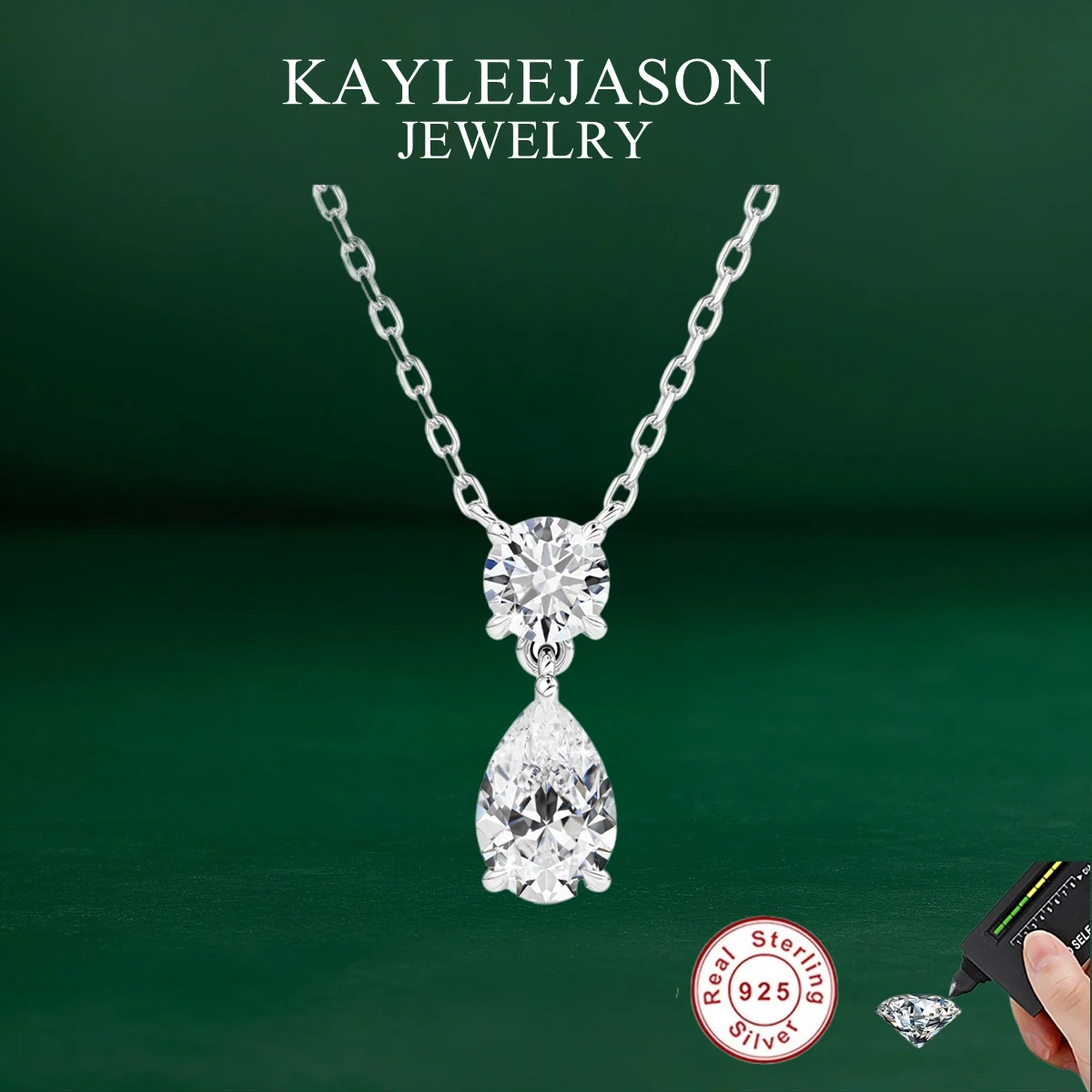 3ct Pear Cut Moissanite Pendant Necklace Silver 925 Women's Waterdrop Necklace High Quality Luxury Engagement Jewelry
3ct Pear Cut Moissanite Pendant Necklace Silver 925 Women's Waterdrop Necklace High Quality Luxury Engagement Jewelry