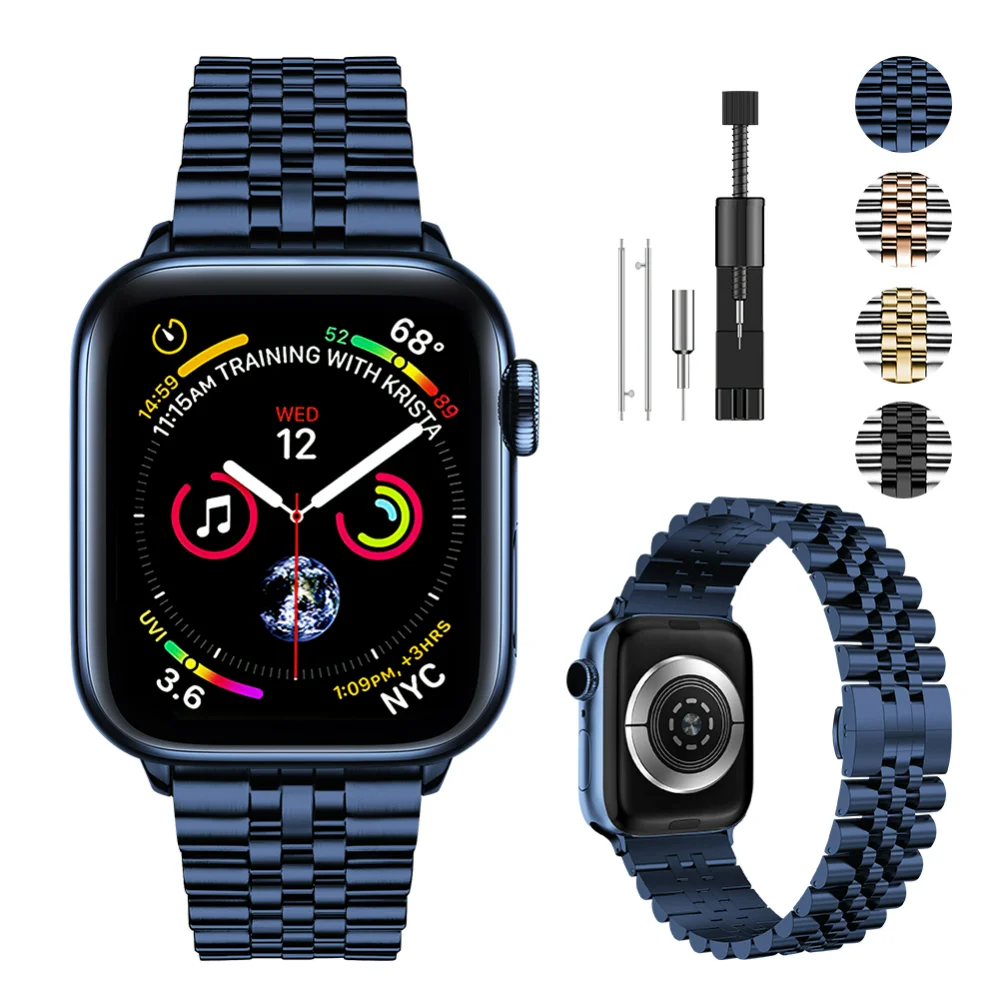 Metal Strap for Apple Watch ultra band 49mm 45mm 41mm 44mm 40mm 46mm 42mm 38mm Wristband iWatch Series 10 9 8 7 6 5 4 3 SE Strap
Metal Strap for Apple Watch ultra band 49mm 45mm 41mm 44mm 40mm 46mm 42mm 38mm Wristband iWatch Series 10 9 8 7 6 5 4 3 SE Strap