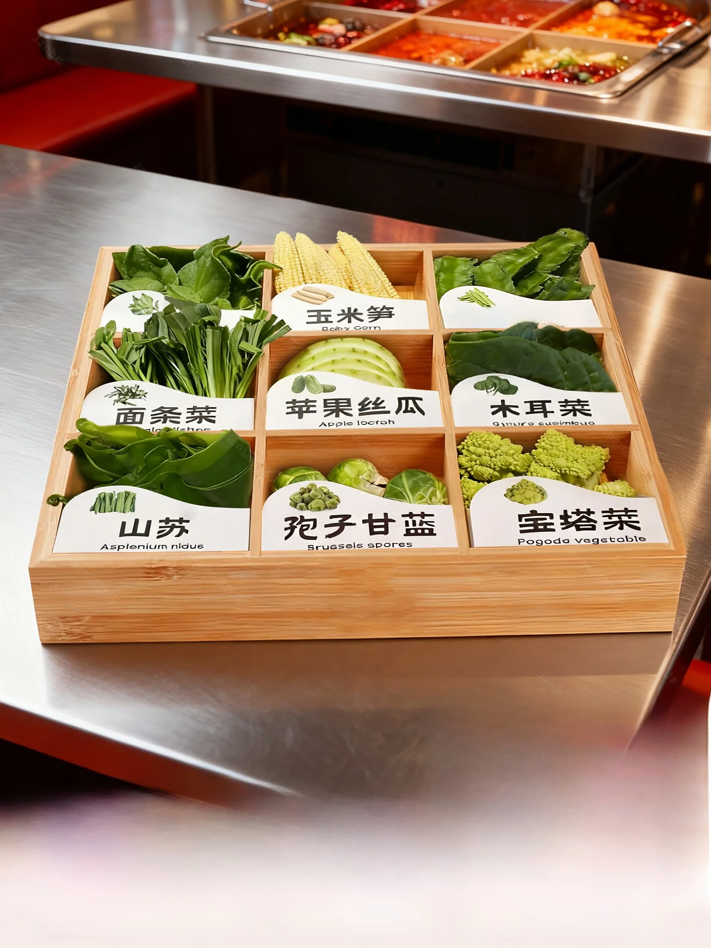Commercial Bamboo Square Plate for Hot Pot Vegetables id Di Multi-Functional Handmade Food ade Busin Use Di
Commercial Bamboo Square Plate for Hot Pot Vegetables id Di Multi-Functional Handmade Food ade Busin Use Di
