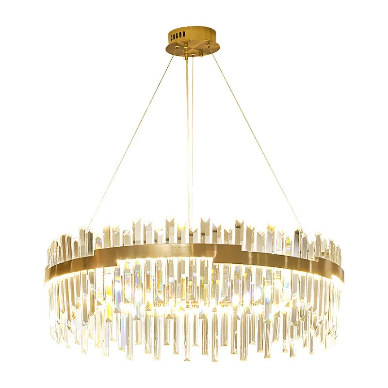 Nordic simple light luxury crystal lamp post-modern villa bedroom decoration chandelier
Nordic simple light luxury crystal lamp post-modern villa bedroom decoration chandelier