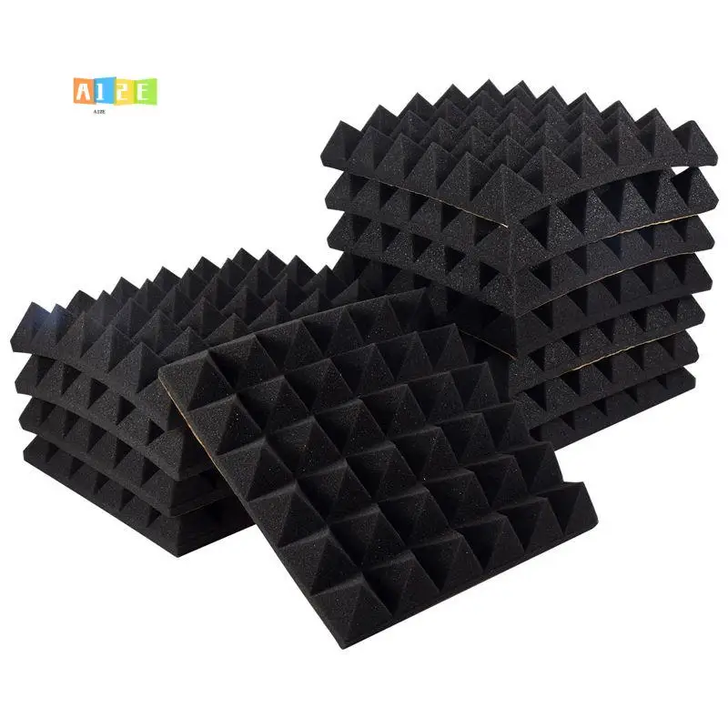 Звукоизоляционные пенопластовые панели A12E-12Pcs, 2 дюйма x 12 дюймов x 12 дюймов, акустические панели пирамидальной формы для стен, студий, дома и офиса
Звукоизоляционные пенопластовые панели A12E-12Pcs, 2 дюйма x 12 дюймов x 12 дюймов, акустические панели пирамидальной формы для стен, студий, дома и офиса