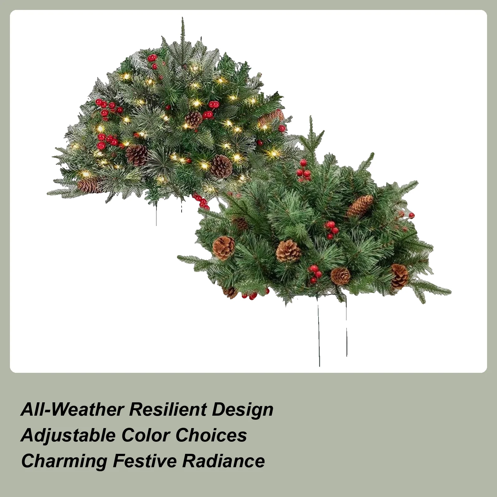 Outdoor Christmas Tree Urn Filler Prelit Filler Outdoor Christmas Tree Sparkling Light Branches Ornaments For Cemetery Winter
Outdoor Christmas Tree Urn Filler Prelit Filler Outdoor Christmas Tree Sparkling Light Branches Ornaments For Cemetery Winter