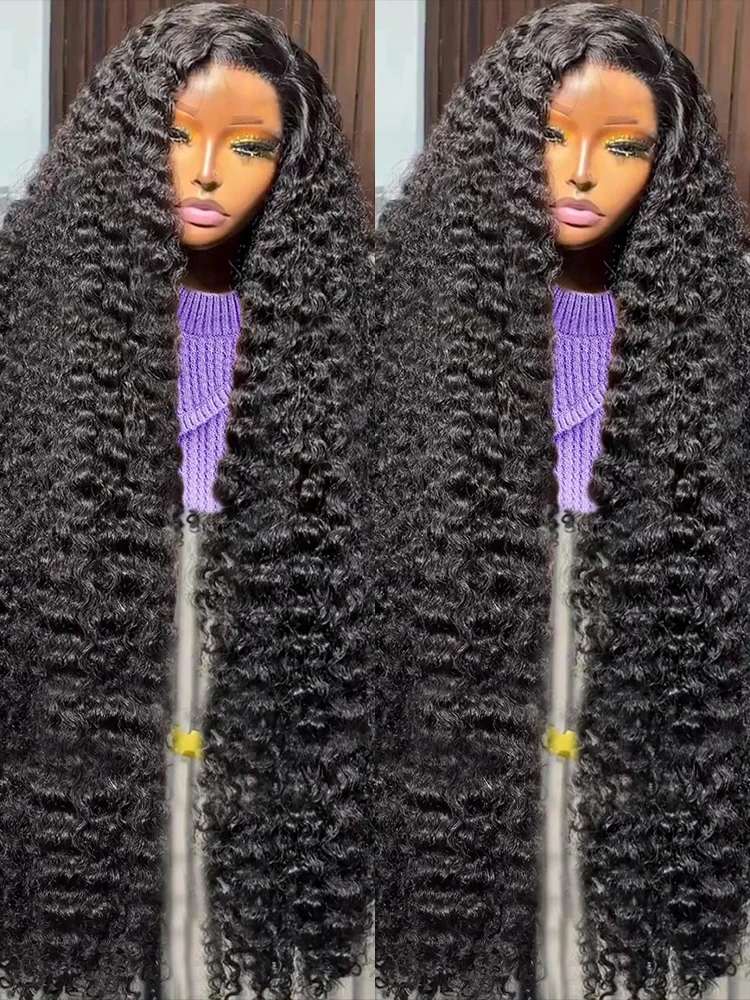 250 Density Curly Lace Frontal Wigs Human Hair Deep Wave Glueless 5x5 Lace Closure Wig Brazilian Wet and Wavy For Black Women
250 Density Curly Lace Frontal Wigs Human Hair Deep Wave Glueless 5x5 Lace Closure Wig Brazilian Wet and Wavy For Black Women