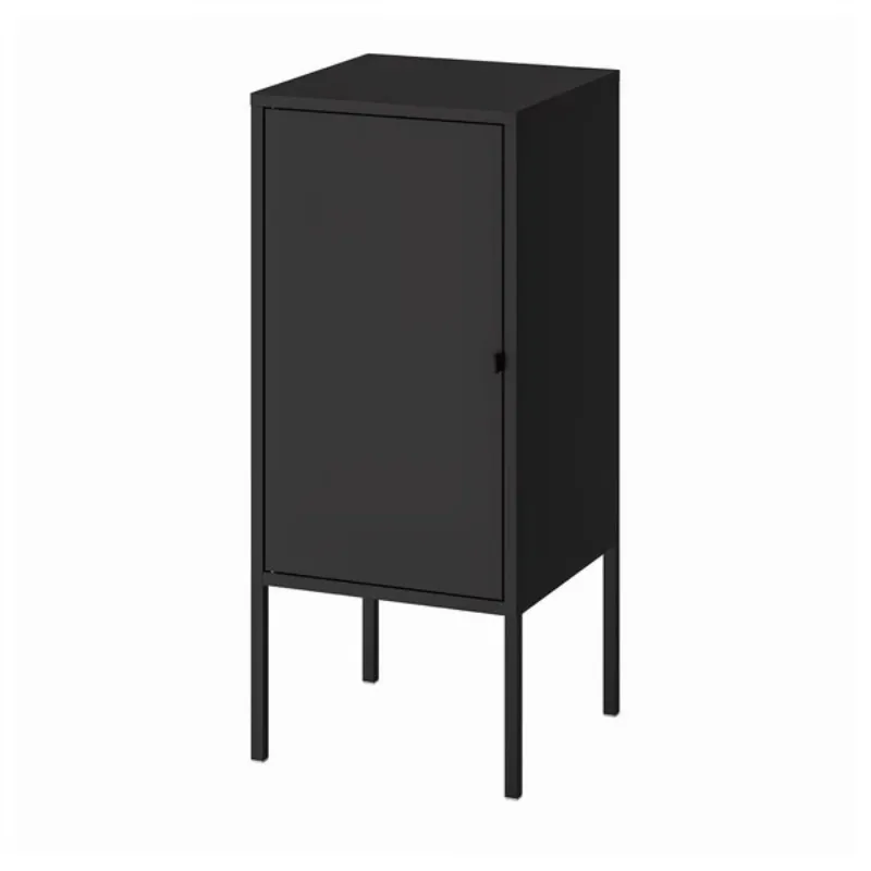 Black metal locker with security door and slim design, suitable for home or office use
Black metal locker with security door and slim design, suitable for home or office use