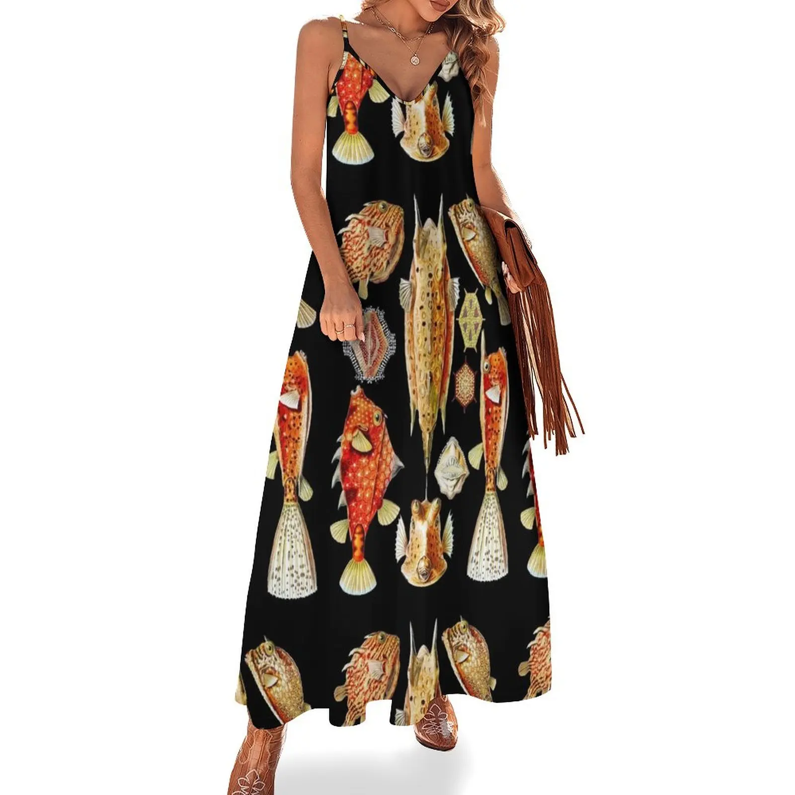 Ostraciontes–Kofferfilche- Box fishes Ernst Haeckel Sleeveless Dress evening dress Women's summer dress
Ostraciontes–Kofferfilche- Box fishes Ernst Haeckel Sleeveless Dress evening dress Women's summer dress