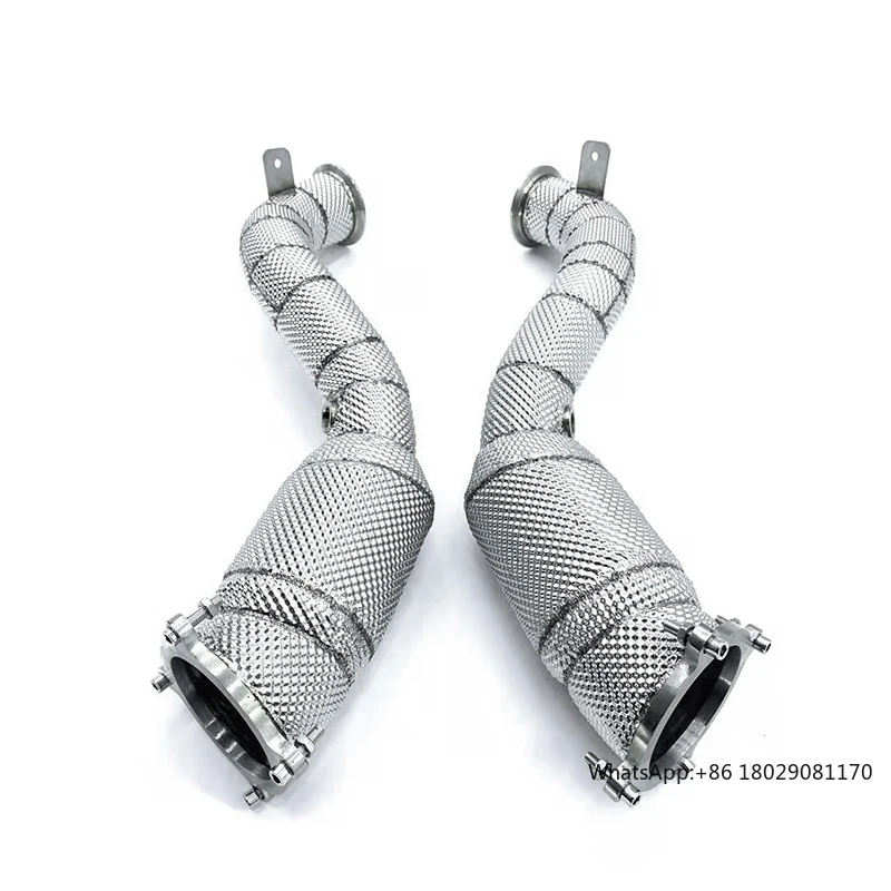 Manufacture High Quality Stainless Steel Exhaust Pipes Exhaust Downpipe for Mclaren 720S Exhaust Heat Shield
Manufacture High Quality Stainless Steel Exhaust Pipes Exhaust Downpipe for Mclaren 720S Exhaust Heat Shield