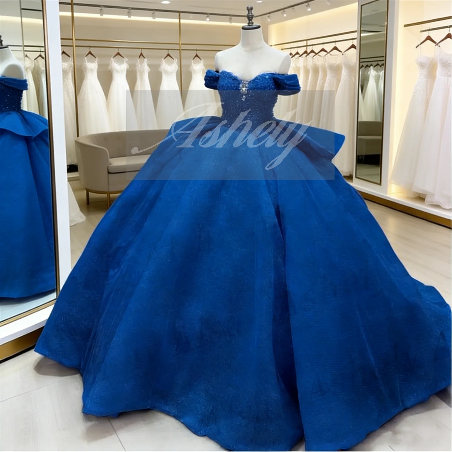 Simple Cheap Royal Blue Prom Dresses 2026 Cap Sleeve Crystal Pearls Ballgown Birthday Party Occasion Quinceanera Dress 15 16 14
Simple Cheap Royal Blue Prom Dresses 2026 Cap Sleeve Crystal Pearls Ballgown Birthday Party Occasion Quinceanera Dress 15 16 14