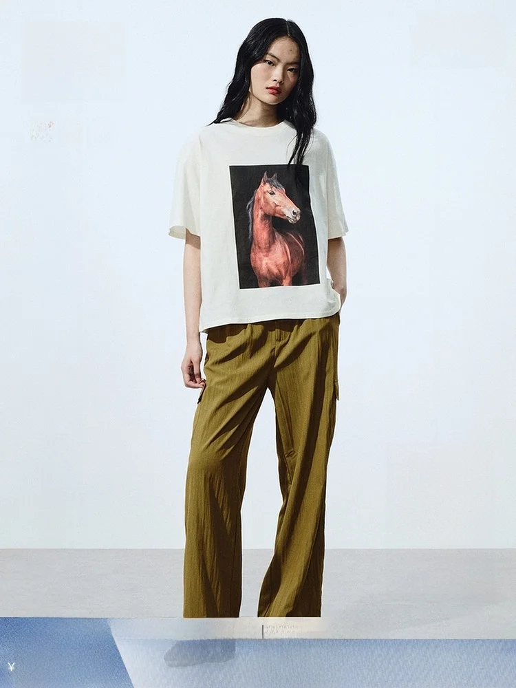 H&M женские повседневные брюки, свободные широкие брюки, прямая уличная рабочая одежда, брюки, удобная l талия, полиэстер, нейлон
H&M женские повседневные брюки, свободные широкие брюки, прямая уличная рабочая одежда, брюки, удобная l талия, полиэстер, нейлон