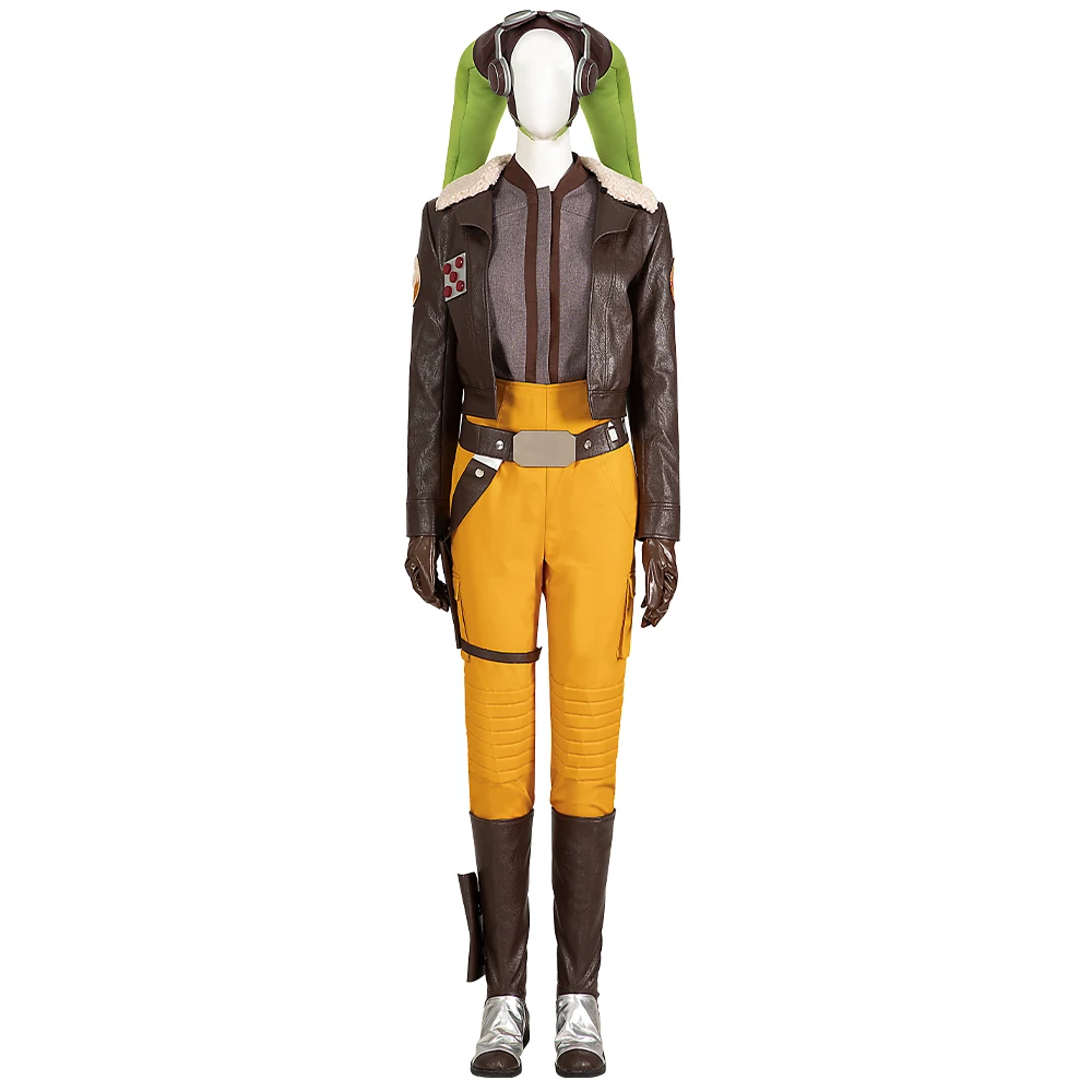 Hera Syndulla Cosplay Costume, Adult Women Hera Jacket Pants Deluxe Armor Battle Uniform for Halloween Party
Hera Syndulla Cosplay Costume, Adult Women Hera Jacket Pants Deluxe Armor Battle Uniform for Halloween Party