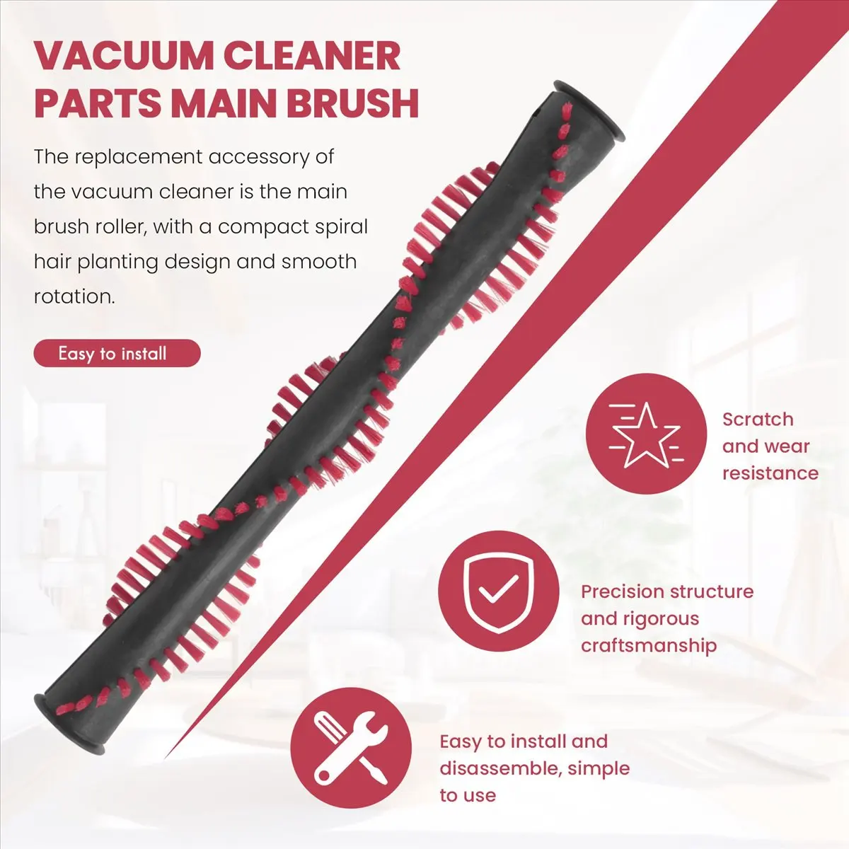 (A25M) Replacement Spare Parts Main Brush Roller for Miele Miele Triflex HX1,HX1 Pro,HX1 Cat&Dog,HX1 Select Vacuum Cleaner
(A25M) Replacement Spare Parts Main Brush Roller for Miele Miele Triflex HX1,HX1 Pro,HX1 Cat&Dog,HX1 Select Vacuum Cleaner