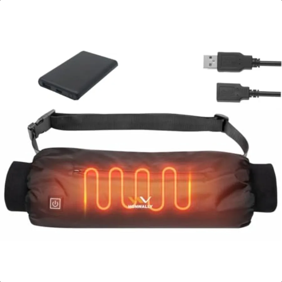 Electric Heated Hand Warmer Pouch Glove with 10000 mAh Battery. Double Sided Heating Areas USB Heated Hand Muff Ideal for Footb
Electric Heated Hand Warmer Pouch Glove with 10000 mAh Battery. Double Sided Heating Areas USB Heated Hand Muff Ideal for Footb