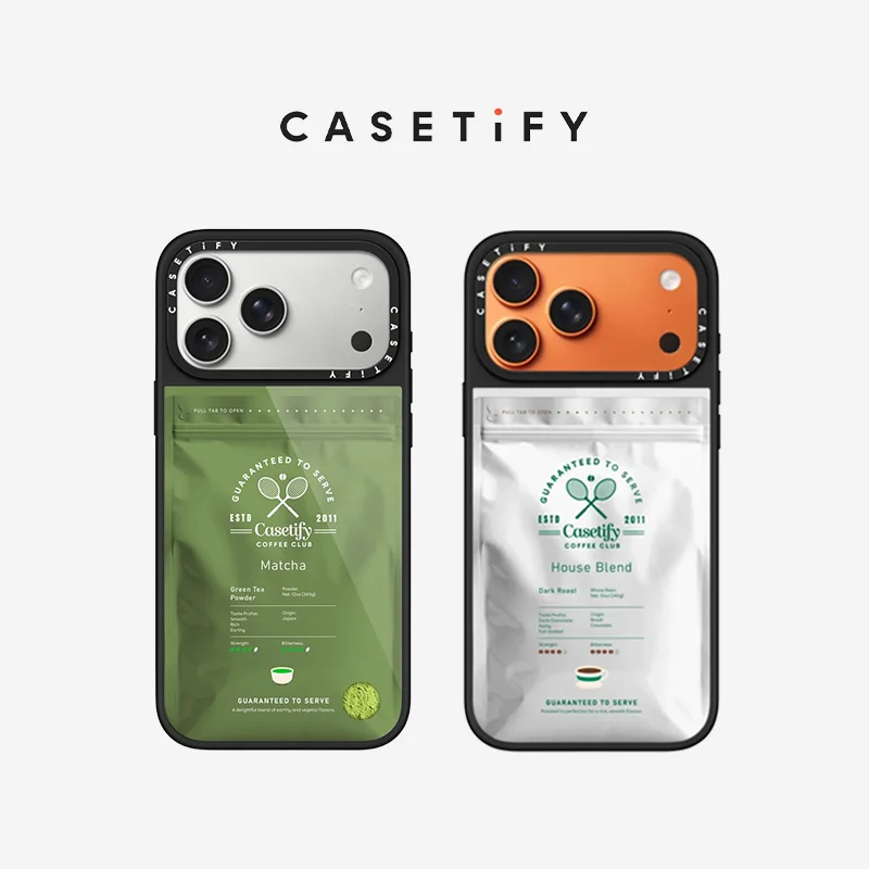 CASETiFY Sip & Serve Tennis Club Series Matcha / Coffee Magnetic Drop-proof Case for iPhone 13 14 15 16 17 Pro Max Protect Cover
CASETiFY Sip & Serve Tennis Club Series Matcha / Coffee Magnetic Drop-proof Case for iPhone 13 14 15 16 17 Pro Max Protect Cover