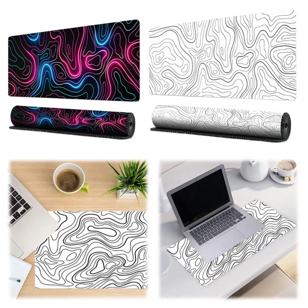 Mouse Pad Gamer White Contour Lines XL HD Custom New MousePads Mats Pad Office Desktop Natural Rubber Mousepad Mouse XXL Mo C8J8
Mouse Pad Gamer White Contour Lines XL HD Custom New MousePads Mats Pad Office Desktop Natural Rubber Mousepad Mouse XXL Mo C8J8