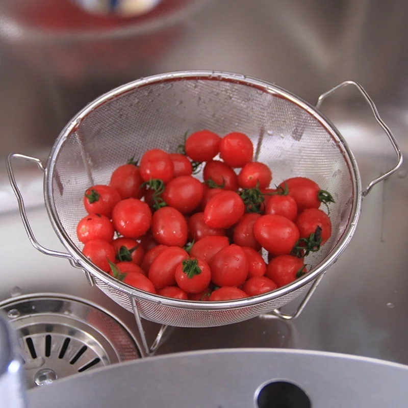 Stainless Steel Kitchen Basket - Multifunctional Fruit & Vegetable Drainer, Dishwashing-Safe
Stainless Steel Kitchen Basket - Multifunctional Fruit & Vegetable Drainer, Dishwashing-Safe
