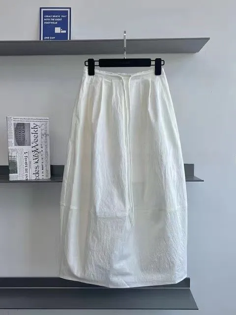 High Waist Asymmetrical Zipper Knee-Length A-Line Skirt for Women Commute Style Casual Loose Fit Korean Version
High Waist Asymmetrical Zipper Knee-Length A-Line Skirt for Women Commute Style Casual Loose Fit Korean Version