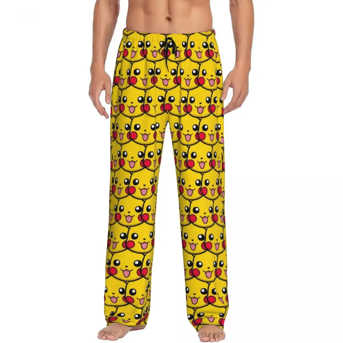 Custom Printed Bikachus Pajama Pants for Men Series Video Games Sleep Sleepwear Bottoms with Pockets
Custom Printed Bikachus Pajama Pants for Men Series Video Games Sleep Sleepwear Bottoms with Pockets