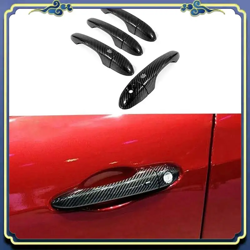 AU16-1 Set Carbon Fiber Door Handle Cover Trim For Maserati Ghibli Sedan Trofeo Smart Door Handle
AU16-1 Set Carbon Fiber Door Handle Cover Trim For Maserati Ghibli Sedan Trofeo Smart Door Handle
