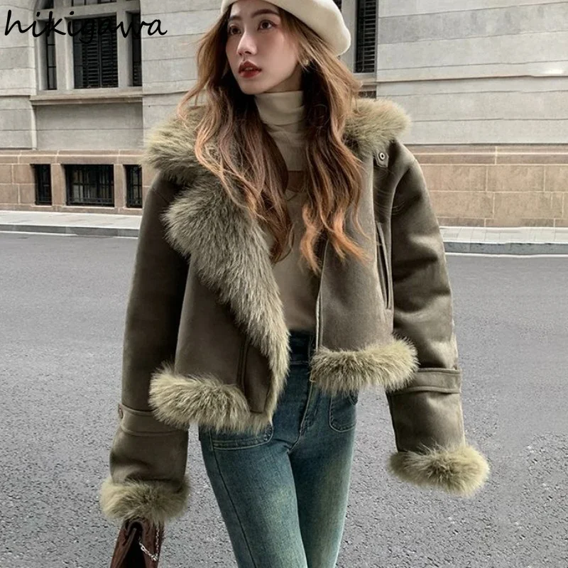 Женская Кожаная Куртка Harajuku Y2k, повседневная Толстая винтажная верхняя одежда в Корейском стиле, зима 2024
Женская Кожаная Куртка Harajuku Y2k, повседневная Толстая винтажная верхняя одежда в Корейском стиле, зима 2024