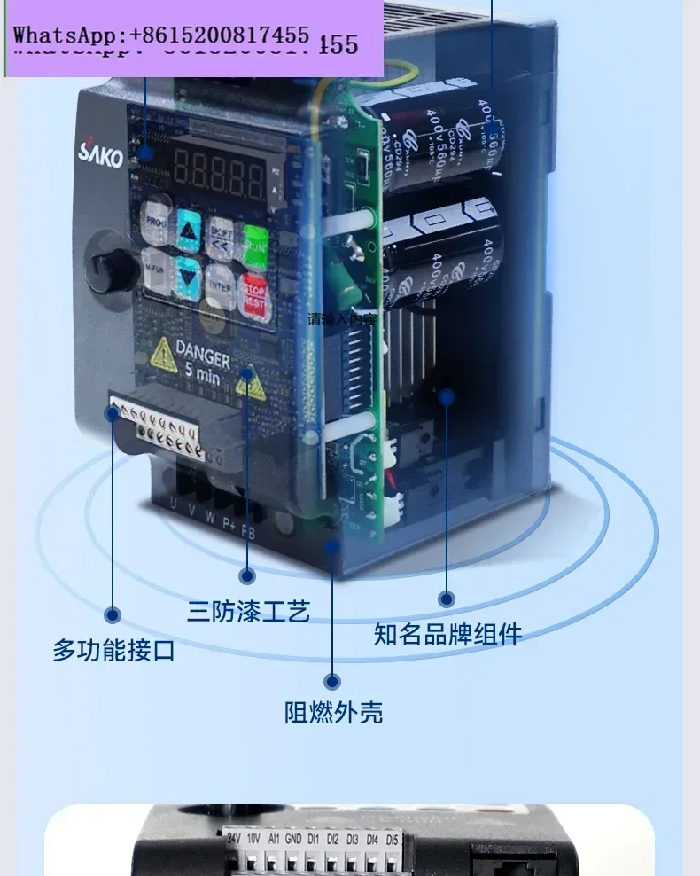 Инвертор Sanke трехфазный 380V0.75-1.5 - 2.2-4 - 5.5KW однофазный шкаф управления скоростью двигателя 220 В
Инвертор Sanke трехфазный 380V0.75-1.5 - 2.2-4 - 5.5KW однофазный шкаф управления скоростью двигателя 220 В