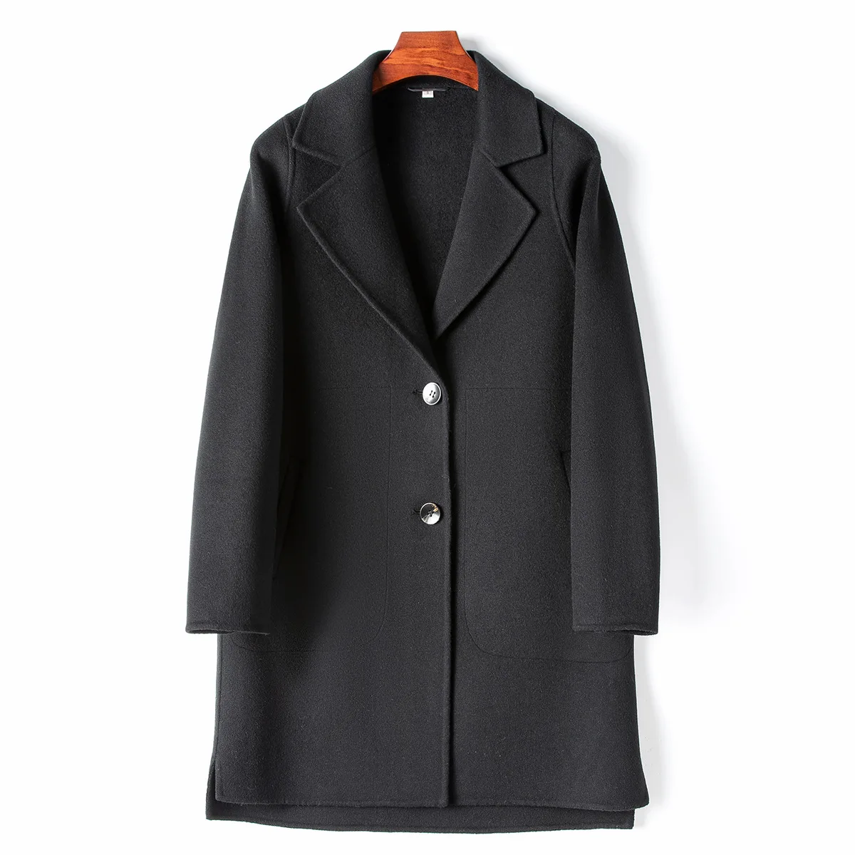 Long term in stock fashion new 6.6% cashmere woolen coat 2024 spring trendy mid long double-sided woolen coat
Long term in stock fashion new 6.6% cashmere woolen coat 2024 spring trendy mid long double-sided woolen coat