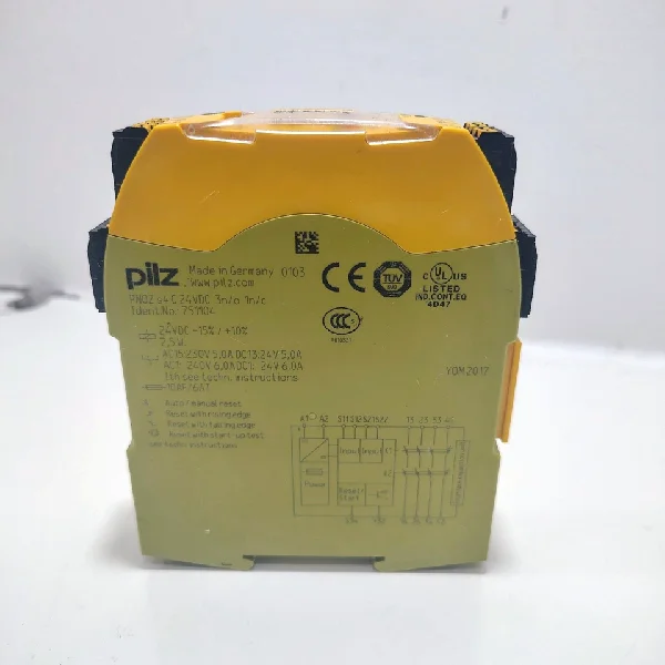 751104 C 24 В постоянного тока 3n/o 1n/c Автономное реле безопасности Совершенно новый оригинальный точечный ПЛК
751104 C 24 В постоянного тока 3n/o 1n/c Автономное реле безопасности Совершенно новый оригинальный точечный ПЛК