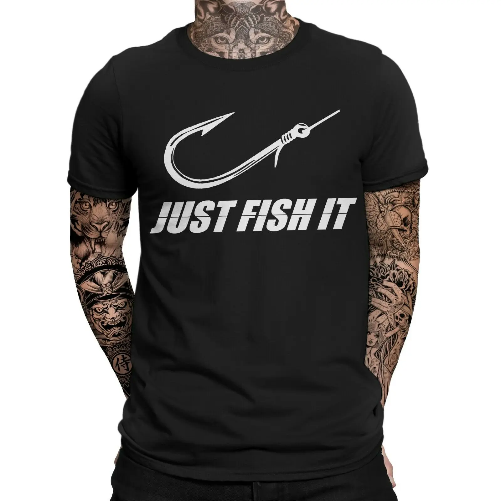 Just Fish It Men's T-Shirt | Proverbs | Funny | Fun Shirt | Angler Gift | Men's 100% Cotton Casual T-shirts Loose Top Size S-3XL
Just Fish It Men's T-Shirt | Proverbs | Funny | Fun Shirt | Angler Gift | Men's 100% Cotton Casual T-shirts Loose Top Size S-3XL