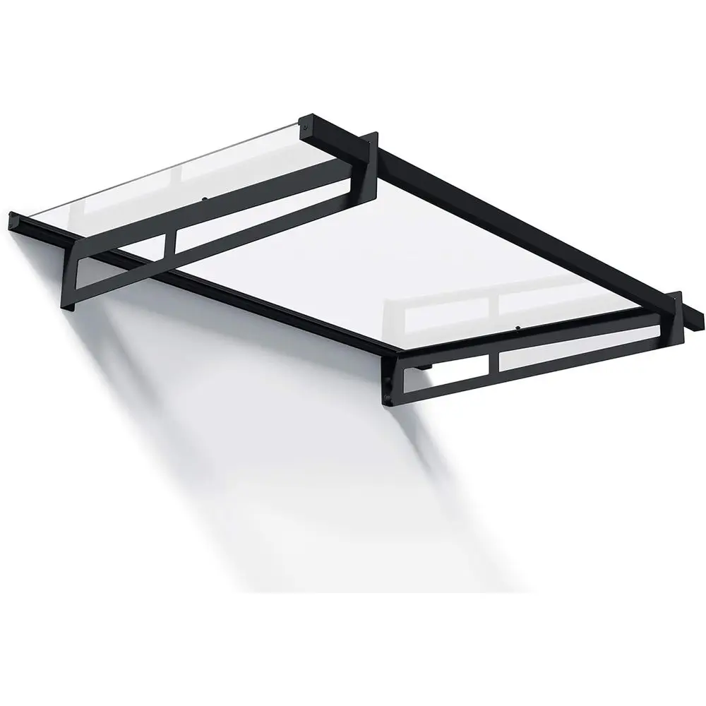 1500x300mm High-End Polycarbonate Door Entrance Awning with Clear Panels, UV Protection, Modern Gray Frame, Weather Resistant
1500x300mm High-End Polycarbonate Door Entrance Awning with Clear Panels, UV Protection, Modern Gray Frame, Weather Resistant