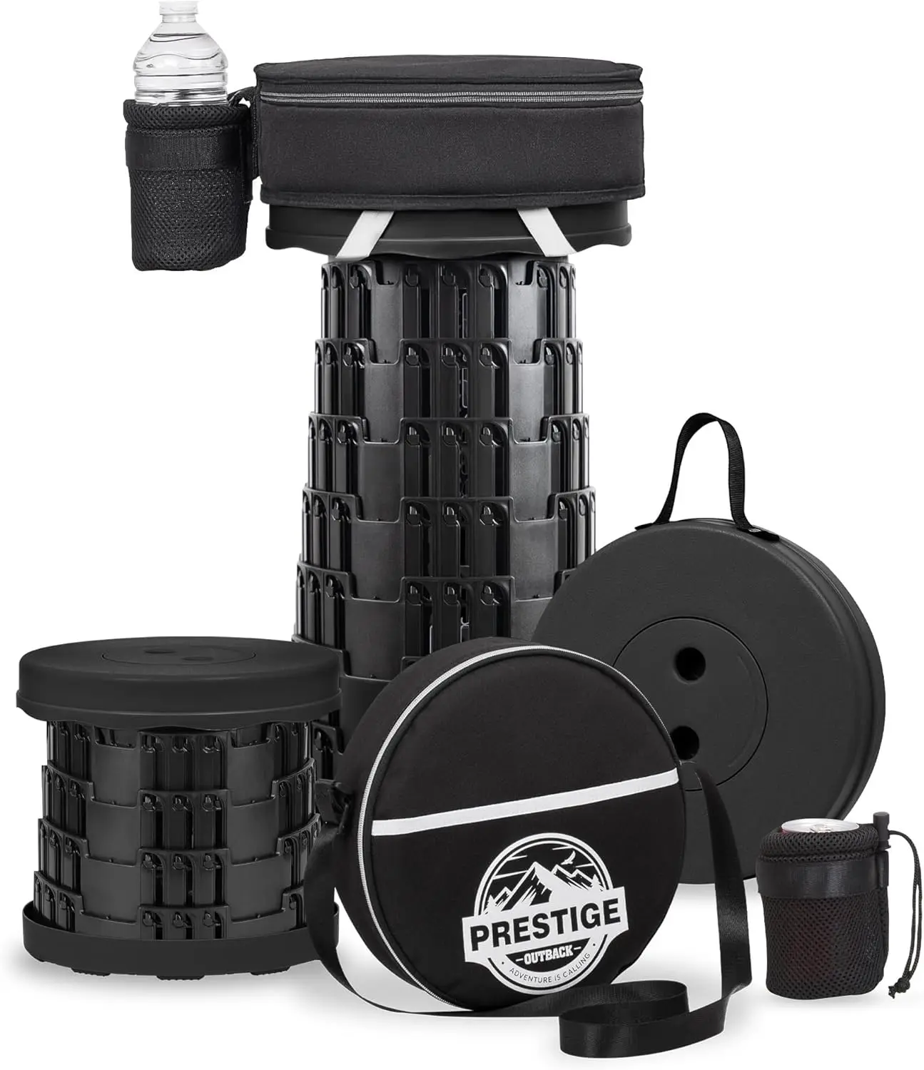 Upgraded Collapsible Stool & 3-in-1 Cushioned Carry Bag, Adjustable Height Folding Stool for Outdoors & Travel, Max 620lbs
Upgraded Collapsible Stool & 3-in-1 Cushioned Carry Bag, Adjustable Height Folding Stool for Outdoors & Travel, Max 620lbs