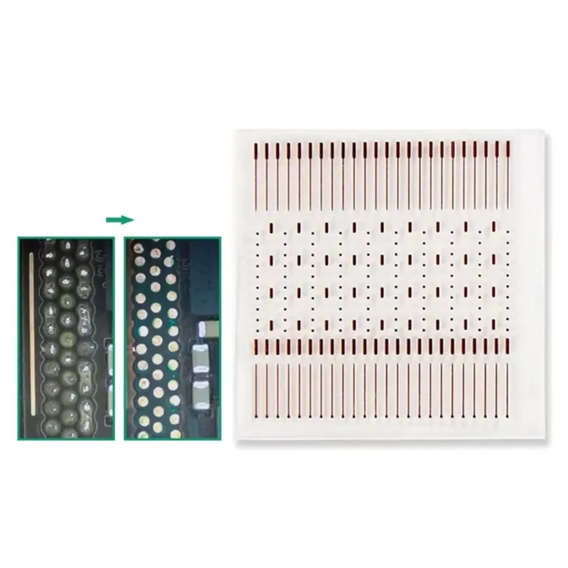 2Pcs Soldering Lugs 208 Dot Repair Spots Dot-Repairing Welding Point Rework Copper Solder Piece Solder Sheet For Phone PCB BGA
2Pcs Soldering Lugs 208 Dot Repair Spots Dot-Repairing Welding Point Rework Copper Solder Piece Solder Sheet For Phone PCB BGA