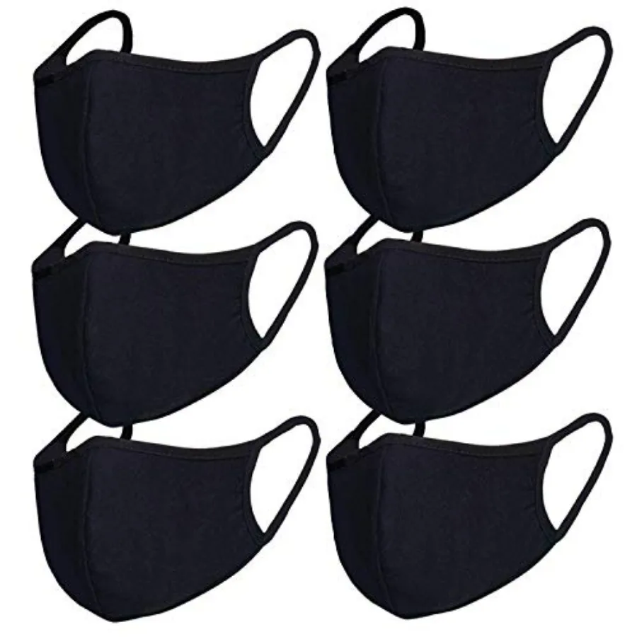 6pcs/Pack Black Mask Windproof Dustproof Masks Breathable Reusable Washed for Outdoor Sport Half Face Earloop Cotton Masks
6pcs/Pack Black Mask Windproof Dustproof Masks Breathable Reusable Washed for Outdoor Sport Half Face Earloop Cotton Masks
