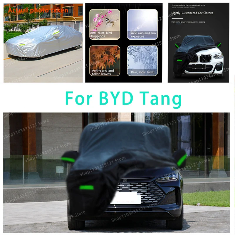 For BYD Tang auto body protection, anti snow, anti peeling paint, rain, water, dust, sun protection, car clothing
For BYD Tang auto body protection, anti snow, anti peeling paint, rain, water, dust, sun protection, car clothing