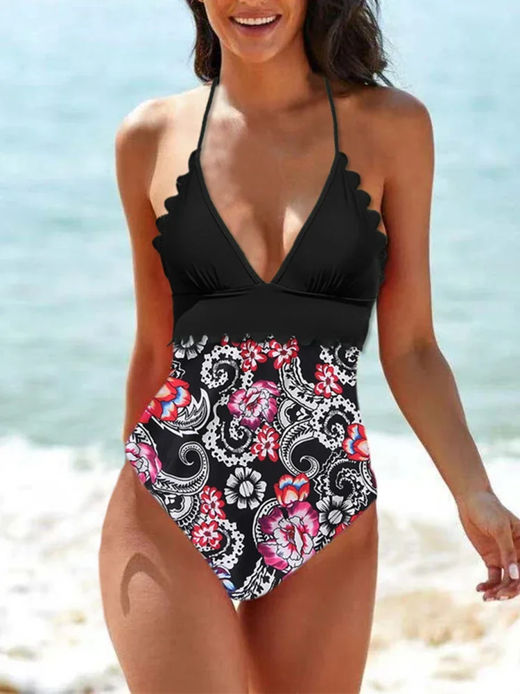 One Piece Swimwear Women Swimsuit 2025 New Sexy Print V-neck Ruffled Monokini Bathing Suit Female Beach Wear Bodysuit Summer XL
One Piece Swimwear Women Swimsuit 2025 New Sexy Print V-neck Ruffled Monokini Bathing Suit Female Beach Wear Bodysuit Summer XL