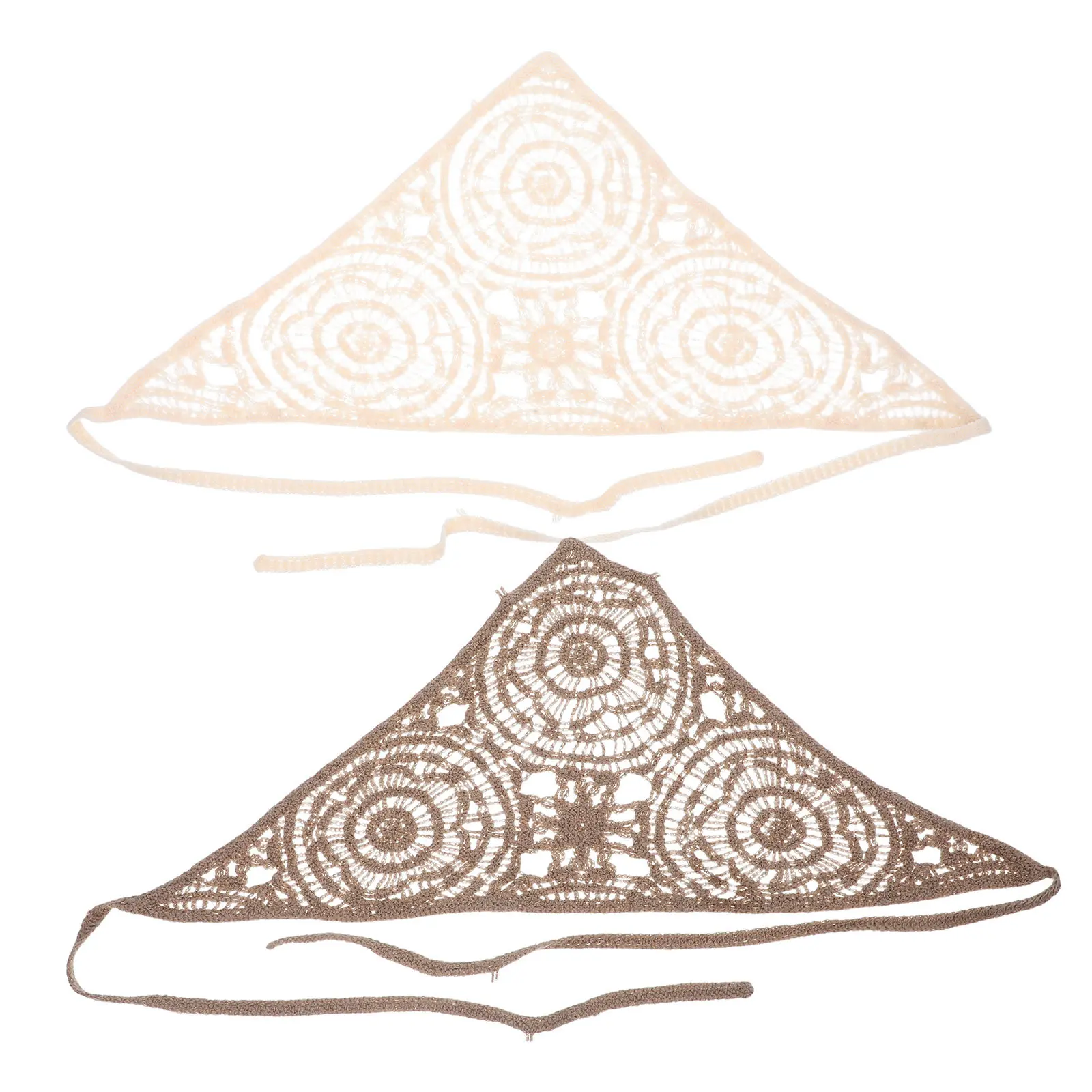 2 шт. вязаные крючком треугольные повязки на голову/шарфы для волос, декоративные женские аксессуары, изысканный дизайн, удобные для повседневной носки
2 шт. вязаные крючком треугольные повязки на голову/шарфы для волос, декоративные женские аксессуары, изысканный дизайн, удобные для повседневной носки