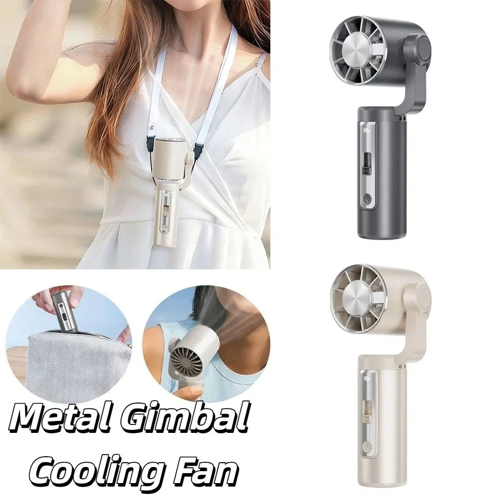 Semiconductor Cooling Metal Gimbal Cooling Fan Quiet Operation Powerful Wind Handheld Mini Air Conditioner Fan for 5W/3000mAh
Semiconductor Cooling Metal Gimbal Cooling Fan Quiet Operation Powerful Wind Handheld Mini Air Conditioner Fan for 5W/3000mAh