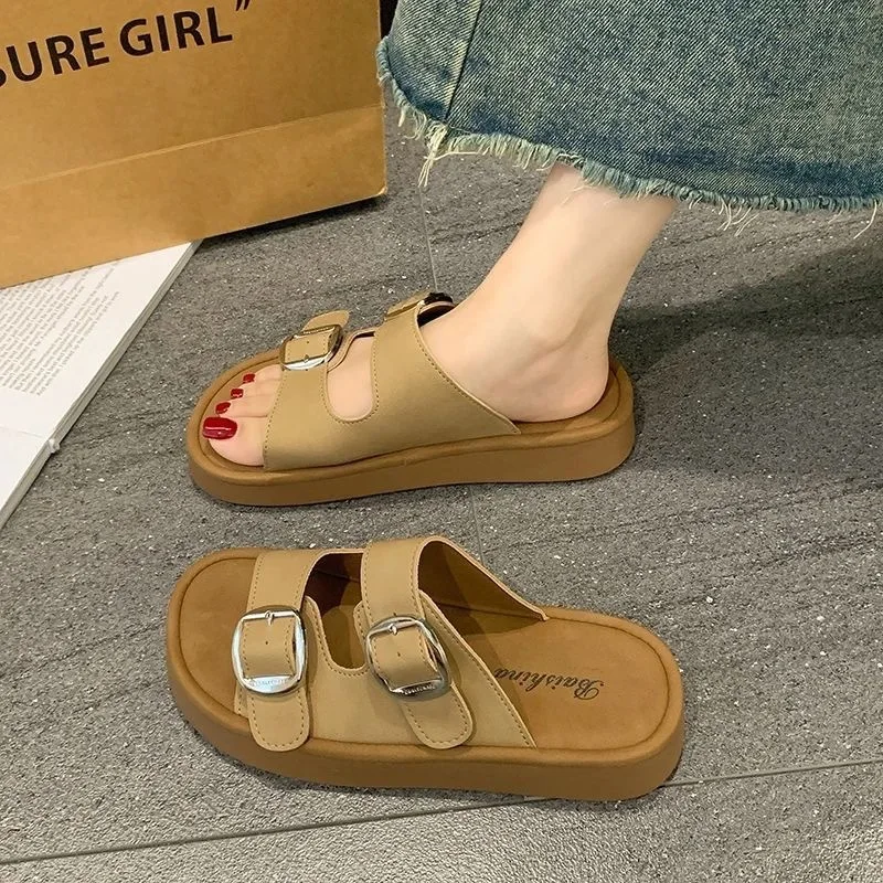 Comfortable Versatile Women's Shoes for Summer 2026 - Platform Mid-heeled Round-toe Casual Outerwear Slippers for Women,35-40
Comfortable Versatile Women's Shoes for Summer 2026 - Platform Mid-heeled Round-toe Casual Outerwear Slippers for Women,35-40