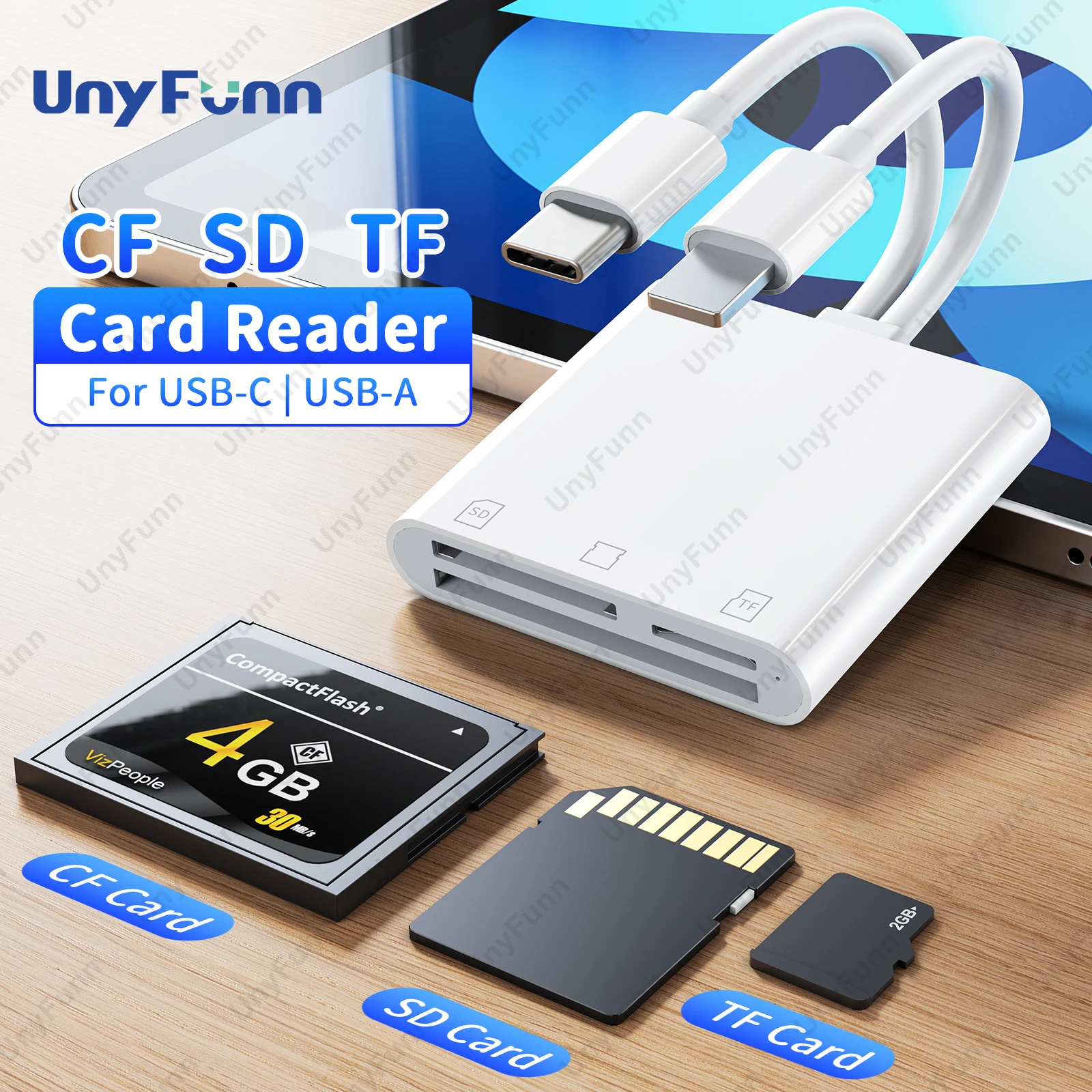 Устройство чтения карт памяти TypeC CF для iPhone Android 3in2 с подсветкой на адаптер CF SD TF OTG для ноутбука MacBook, камеры, дрона, устройство чтения карт памяти
Устройство чтения карт памяти TypeC CF для iPhone Android 3in2 с подсветкой на адаптер CF SD TF OTG для ноутбука MacBook, камеры, дрона, устройство чтения карт памяти