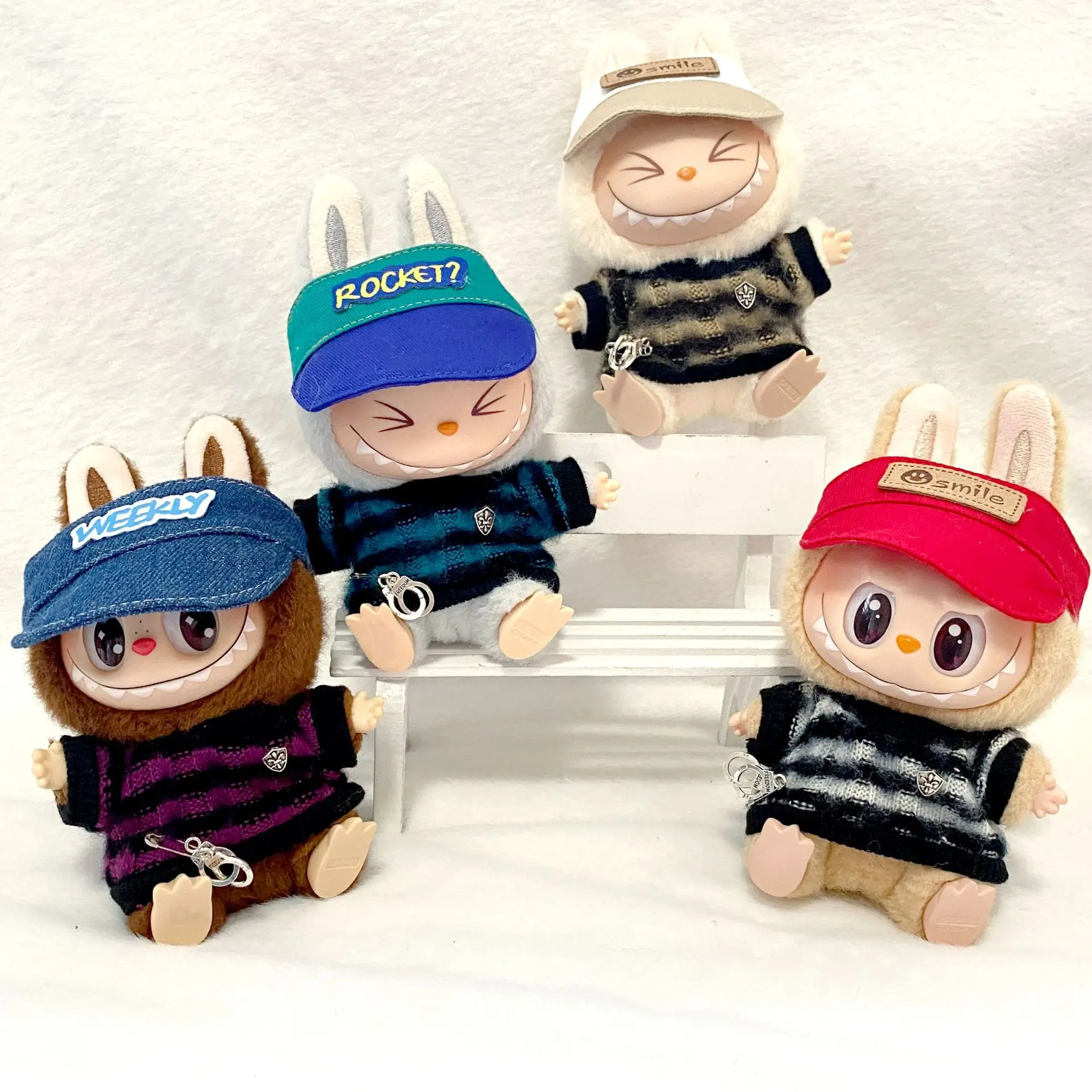 Labubu Doll Clothes Sweater Knitted Top 17cm Plush Doll Clothes Replacement Labubu I II Idol Doll Sitting Party Accessories
Labubu Doll Clothes Sweater Knitted Top 17cm Plush Doll Clothes Replacement Labubu I II Idol Doll Sitting Party Accessories