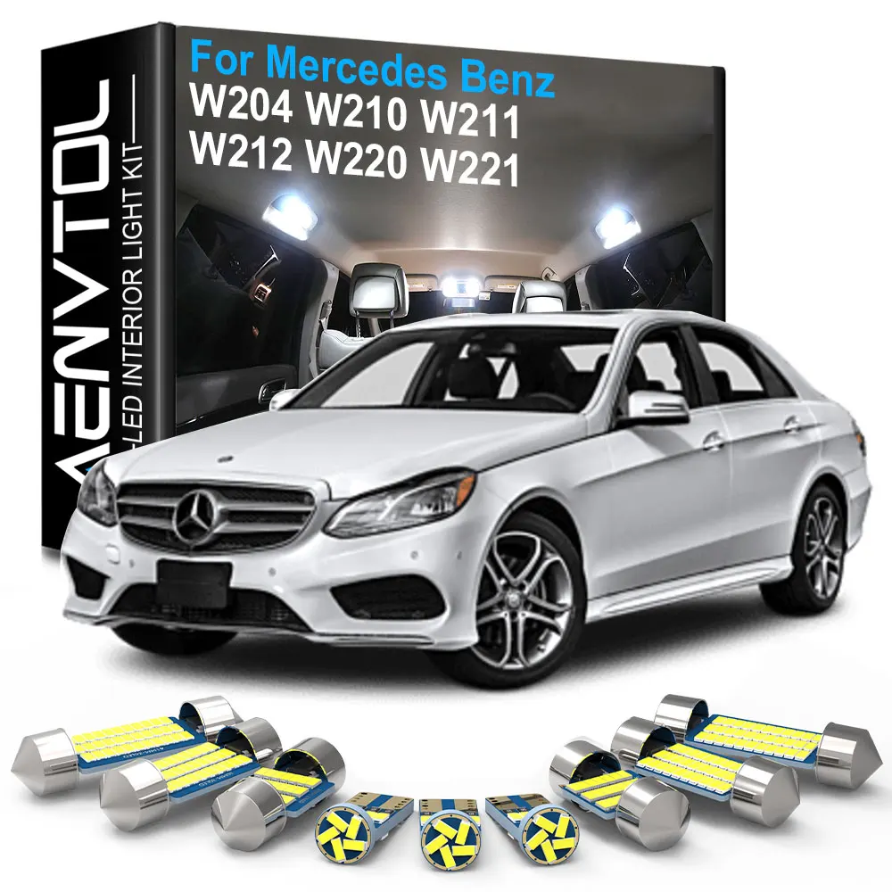 AENVTOL Canbus Car Bulb LED Interior Dome Door Light Kit For Mercedes Benz C E S M Class W202 W203 W204 W210 W211 W212 W220 W221
AENVTOL Canbus Car Bulb LED Interior Dome Door Light Kit For Mercedes Benz C E S M Class W202 W203 W204 W210 W211 W212 W220 W221