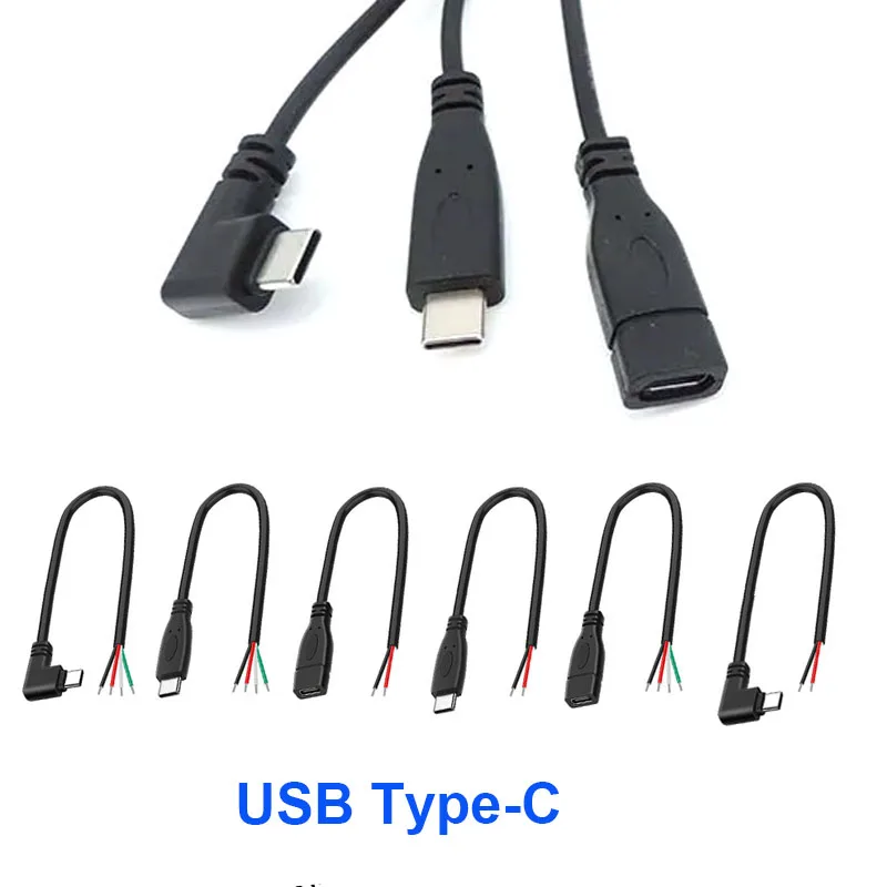 5pcs-pack 0.25M DIY Repair Cable Welding Wire USB Type-C Male/Type-C Female Power Supply Charger 2Pin 4-Pin USB-C Connector
5pcs-pack 0.25M DIY Repair Cable Welding Wire USB Type-C Male/Type-C Female Power Supply Charger 2Pin 4-Pin USB-C Connector