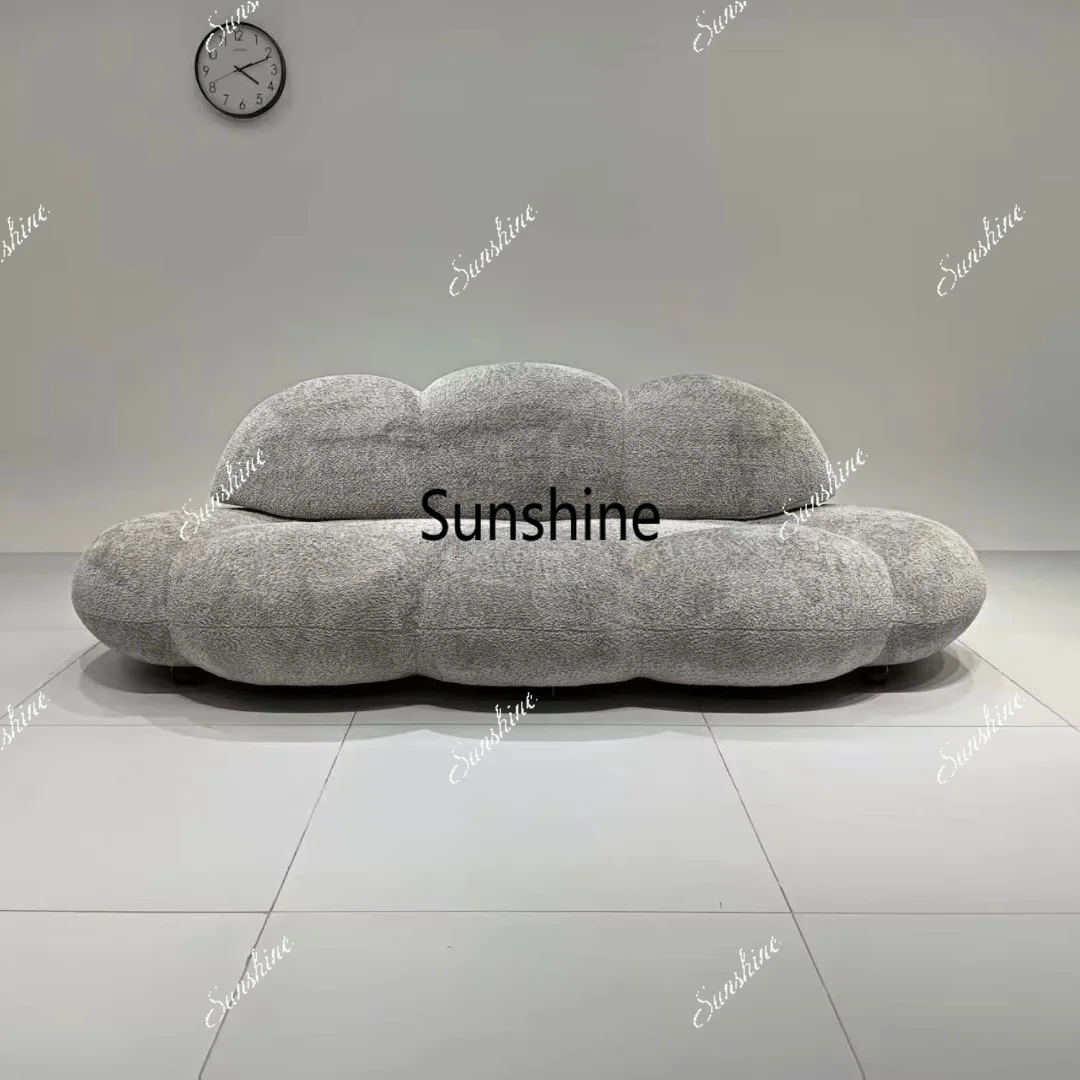 High Quality Sofa Elegant Upholstered Creative Design Soft Velvet Modern Creative Cloud Shape Design Living Room Cloud Sofa
High Quality Sofa Elegant Upholstered Creative Design Soft Velvet Modern Creative Cloud Shape Design Living Room Cloud Sofa