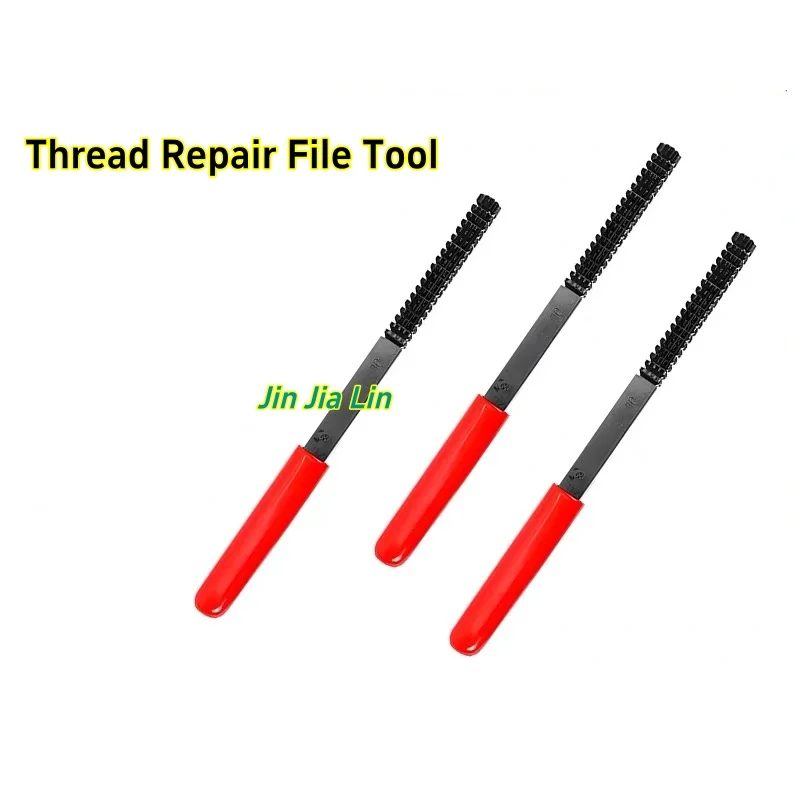 Thread Repair File Tool Universal Screw Thread Chaser for Cleaning & Restoring Damaged External/Internal Threads
Thread Repair File Tool Universal Screw Thread Chaser for Cleaning & Restoring Damaged External/Internal Threads