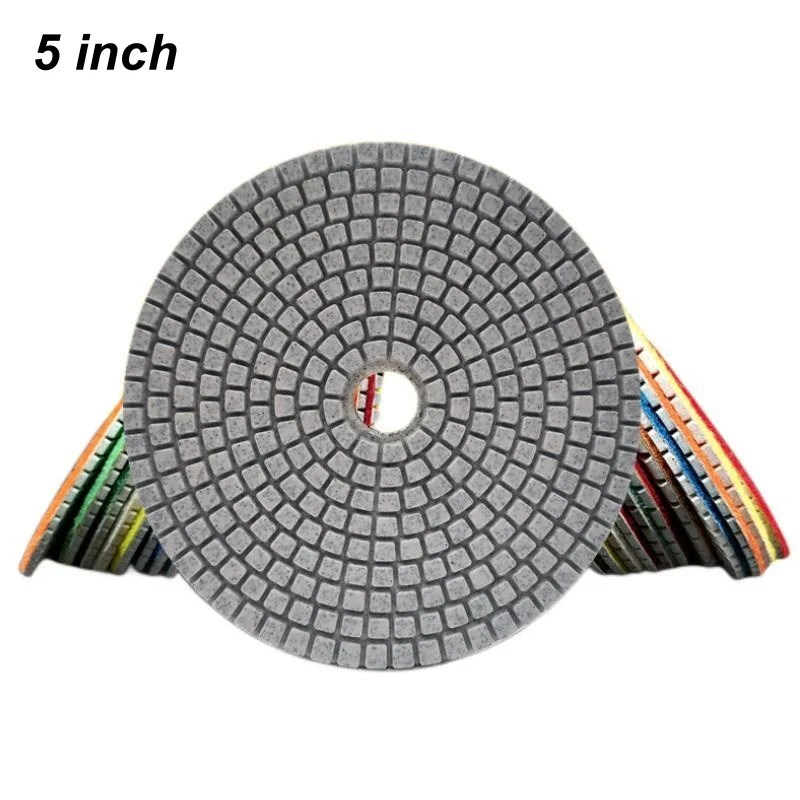 5 Inch 125mm Wet Diamond Polishing Pad Flexible Grinding Disc For Granite Marble Stone Concrete Floor Sanding Disc Polish Tools
5 Inch 125mm Wet Diamond Polishing Pad Flexible Grinding Disc For Granite Marble Stone Concrete Floor Sanding Disc Polish Tools