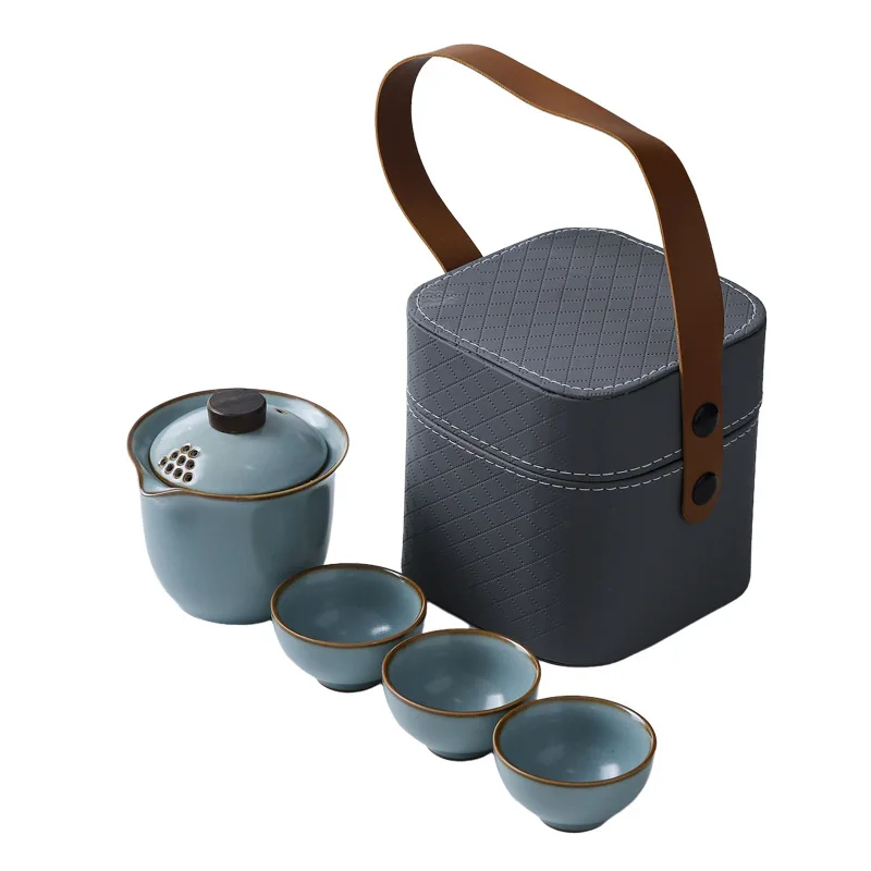 Travel tea set cover bowl teapot small set outdoor camping portable household simple tea tray small set
Travel tea set cover bowl teapot small set outdoor camping portable household simple tea tray small set