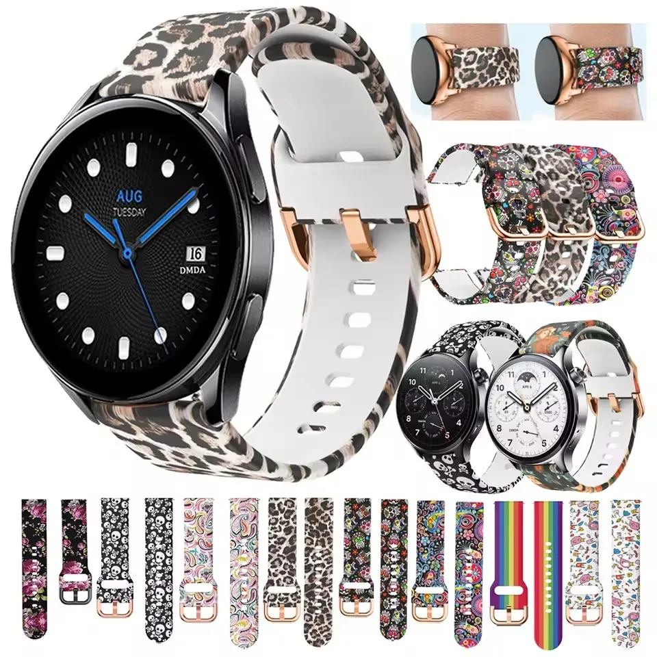 22mm Replacement Strap For Xiaomi Watch S1 Pro Active/Mi Watch S2 Color Printed Wristband Women Silicone Sports Band Bracelet
22mm Replacement Strap For Xiaomi Watch S1 Pro Active/Mi Watch S2 Color Printed Wristband Women Silicone Sports Band Bracelet