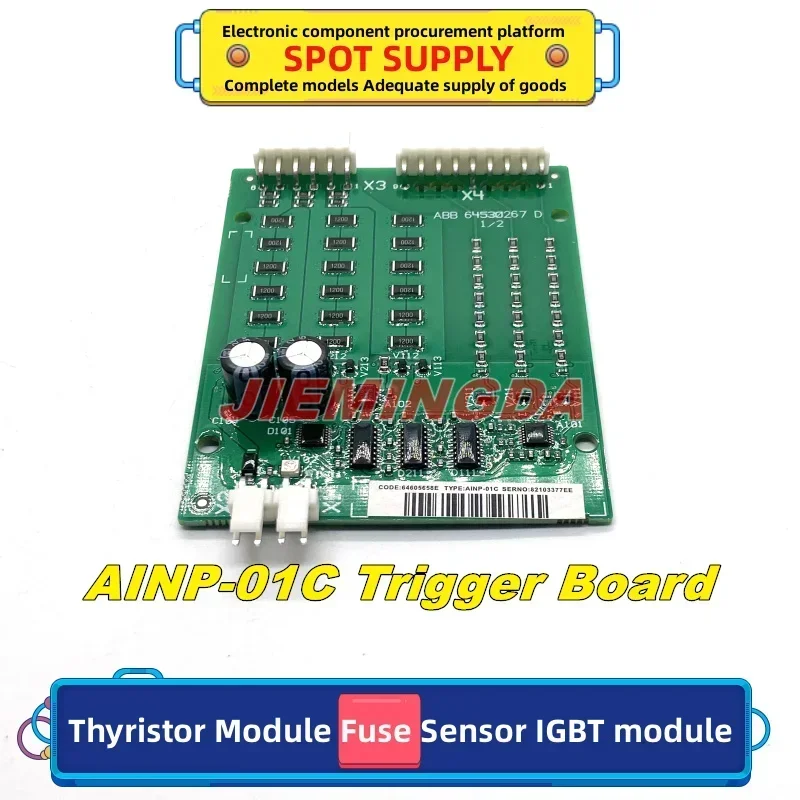 AINP-01C Инвертор триггерной платы серии ACS800, стартовый триггер SCR, выпрямитель, триггер
AINP-01C Инвертор триггерной платы серии ACS800, стартовый триггер SCR, выпрямитель, триггер