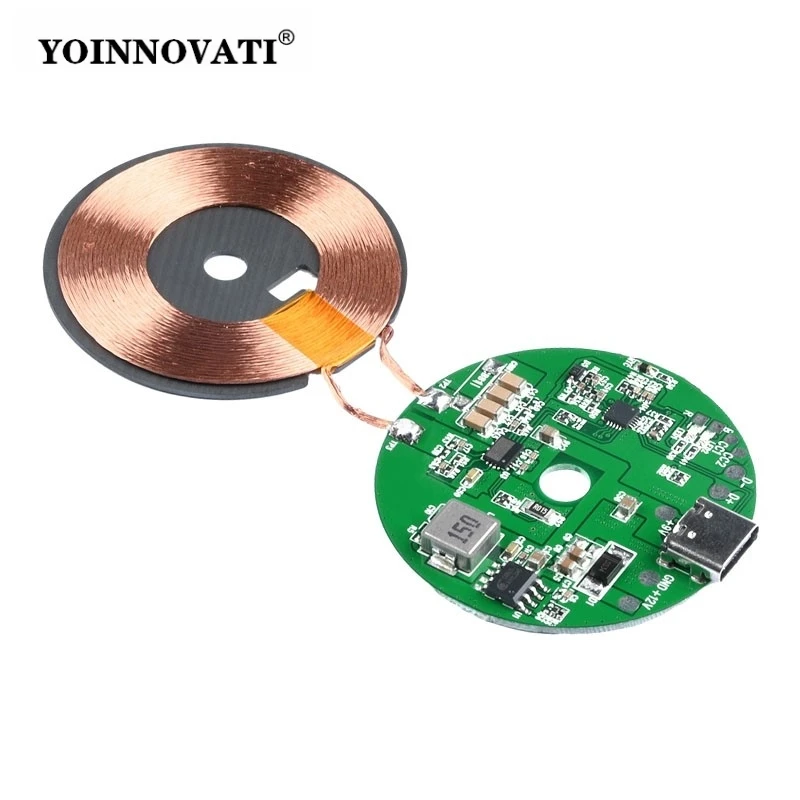 20W High-Power Wireless Charger Module - Qi Wireless Charger Board 12V/24V Car Phone Charging PCBA for DIY Modification
20W High-Power Wireless Charger Module - Qi Wireless Charger Board 12V/24V Car Phone Charging PCBA for DIY Modification