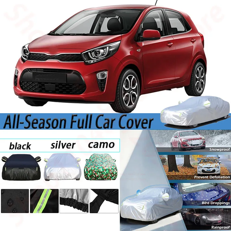 Waterproof Car Covers Outdoor Anti-UV Sun Shade Snow Rain Dust Resistant Auto Cover For Kia Picanto Morning Eko Taxi Naza Suria
Waterproof Car Covers Outdoor Anti-UV Sun Shade Snow Rain Dust Resistant Auto Cover For Kia Picanto Morning Eko Taxi Naza Suria