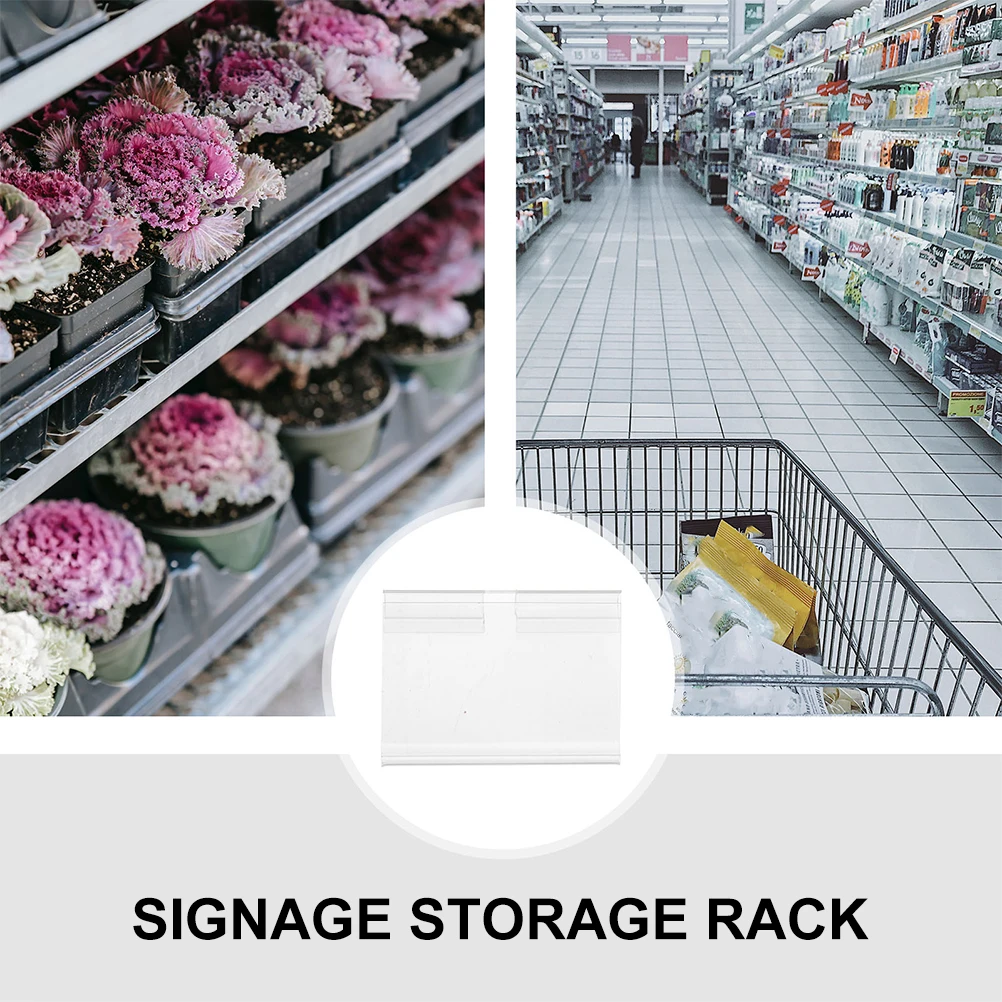100 Pcs Price Tag Retail Label Holder Clear Holders The Sign Merchandise Display Transparent Shelf Plastic Clip
100 Pcs Price Tag Retail Label Holder Clear Holders The Sign Merchandise Display Transparent Shelf Plastic Clip